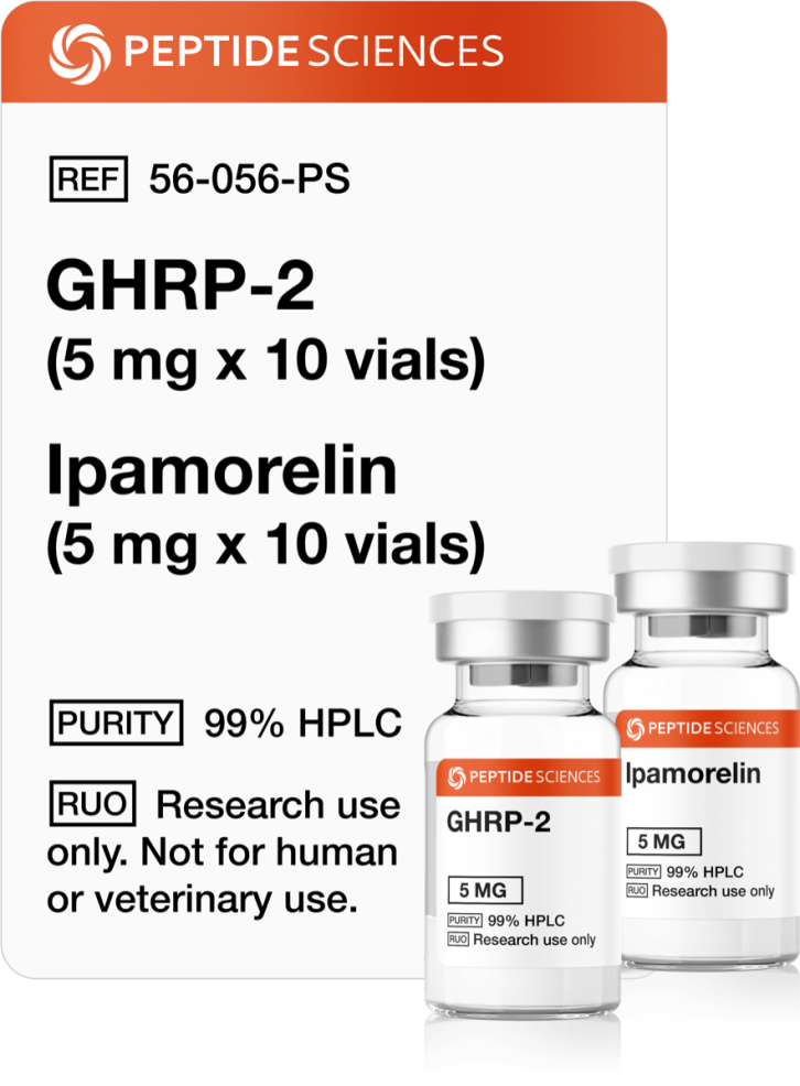 GHRP-2 (5mg x 10), Ipamorelin (5mg x 10)
