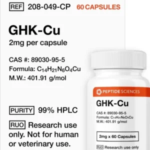 GHK-Cu (2mg x 60 Capsules) (Copper Tripeptide)