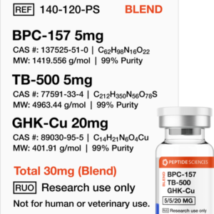 BPC-157, TB-500, GHK-Cu (Glow Blend) 30 mg