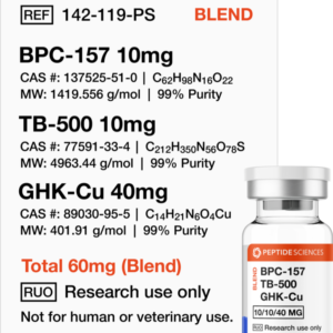 BPC-157, TB-500, GHK-Cu (Glow Blend) 60 mg